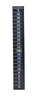 TERMOMETR  0-40°C CIEKŁOKRYSTALICZNY samoprzylepny  080201