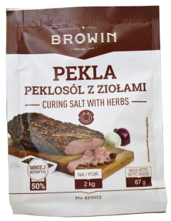 PEKLA peklosól z ziołami 67g  BROWIN Łódź 410012