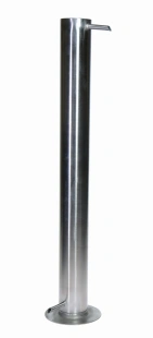 Kolumna filtracyjna, FILTR WĘGLOWY STOJĄCY INOX L50cm FI 42,4 z podstawą