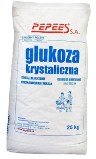 GLUKOZA DEKSTROZA krystaliczna 25 kg DARMOWA WYSYŁKA
